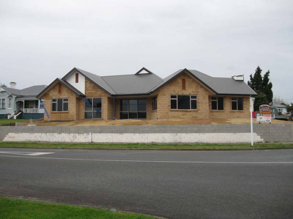 Plaster brick house in Te Awamutu